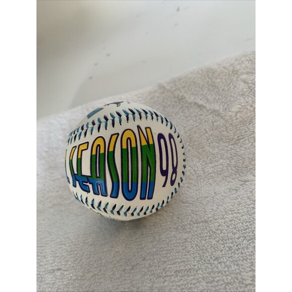 Vintage Lot of (2) Tampa Bay Devil Rays Inaugural Season Baseballs March 1998 - Picture 7 of 10